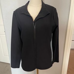 Athletic Zip Up Sweater Size 8